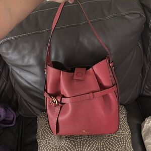 Michael Kors purse / shoulder bag - beautiful wine color